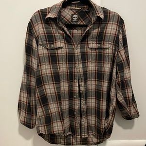 Size Medium Timberland Flannel Shirt